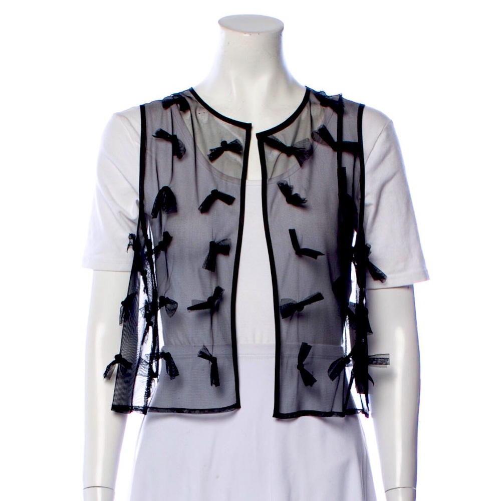Jocelyn Black Mesh Vest